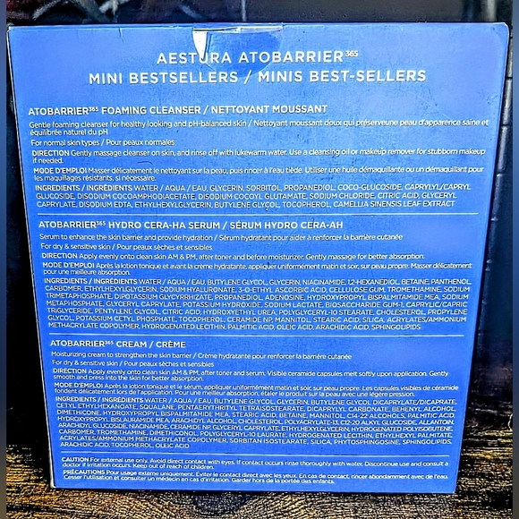 Aestura ATOBARRIER365 Deep Hydration Bestsellers Trial Kit Essence Serum Cream - Picture 6 of 9